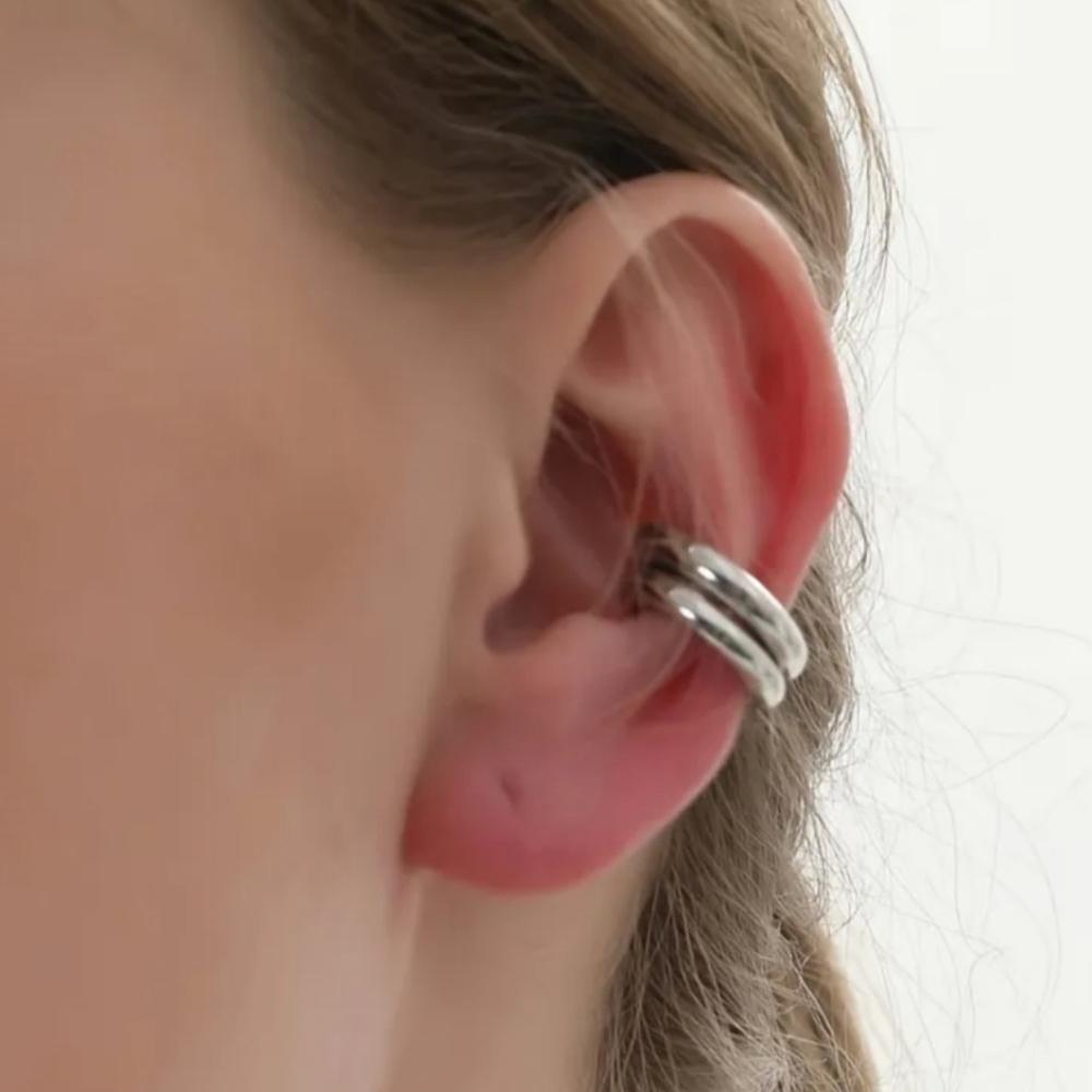 Silver Hoop Earrings
